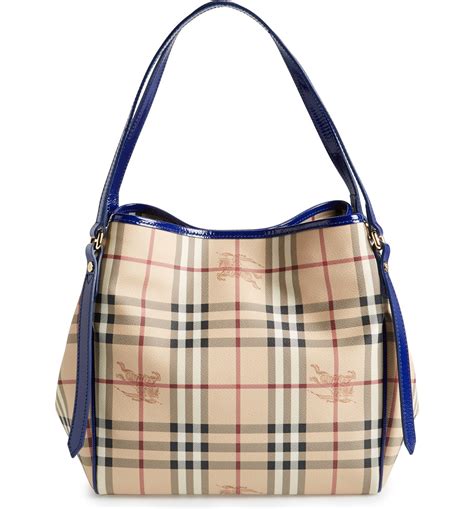 burberry small tote bucket bag canvas|Burberry canterbury tote bag.